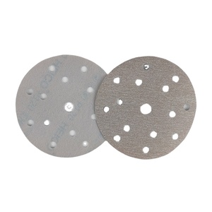 Gancio E Anello di 125 millimetri di Ossido di Alluminio abrasivo Rotondo Sabbia di <span class=keywords><strong>Carta</strong></span> EN852 Levigatura Disco velcro - Product Image 1