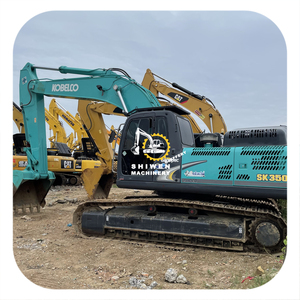 35ton Heavy Construction <b>Machinery</b> Kobelco Sk350D Used Crawler <b>Excavator</b> Japan Kobelco SK350 SK380 SK390 Original Engine - Product Image 1