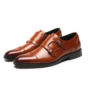 Chaussures de mariage pour hommes tendance et de haute qualité, rétro, respirantes, en maille, élégantes, formelles, à bout rond, augmentant la taille - Product Image 4