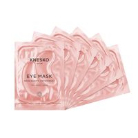 Sachet en plastique laminé aluminium de qualité alimentaire, refermable, à trois côtés, avec soufflet latéral, pour masque facial, blush