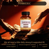 Gélules d'extrait de curcuma et de poivre noir 900mg Renforce le système immunitaire Soutient la santé digestive Complément alimentaire pour adultes 60