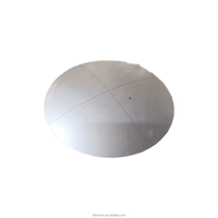 PZT-5 resonansi 1.45MHz kustom transduser HIFU Diameter 35mm cakram lubang tengah keramik piezoelektrik keramik elektrik
