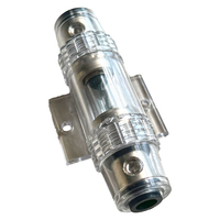 Porte-fusible AGU en ligne de haute qualité, calibre 4 et 8, avec 5 fusibles pour la protection de l'amplificateur audio de voiture et de la batterie