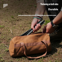 Sac de rangement pour piquets de tente, sac à outils de camping en toile lavée, organisateur d'outils, sac de pique-nique, sac à accessoires divers, vente directe usine