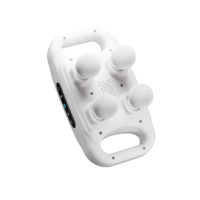Pistolet de massage des tissus profonds à 6 têtes, appareil de relaxation musculaire avec thérapie par vibrations haute fréquence pour massage corporel complet