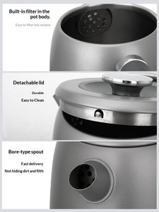 Hervidor Eléctrico TiTo de 1800W de Alta Potencia, Apagado Automático, Autoaviso Sonoro al Hervir Agua - Product Image 5