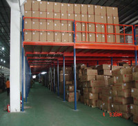 Système de mezzanine en acier enduit de poudre durable, étagère de stockage multi-niveaux pour entrepôt industriel, vente en gros d'usine