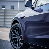 Jantes en alliage forgé sport à 10 rayons, concaves profondes, noir brillant HE1, 19, 20, 21, 22 pouces, pour Tesla Model 3 Y S X