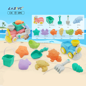 Juguetes de Arena de Alta Calidad, No Tóxicos, Juego de Barcos de Playa Multicolores de Varias Piezas para Niños, para Construir Castillos de Arena - Product Image 2