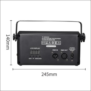 Arı gözler 100W RGBW lazer LED ışıkları <span class=keywords><strong>DJ</strong></span> KTV gece kulüpleri için 6-in-<span class=keywords><strong>1</strong></span> UV ışın DMX512/DMX kontrol IP65 demir vücut - Product Image 6