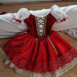 Профессиональное Новое Красное Романтическое Длинное Платье-Туту на Бретельках для Балета, Детские Танцевальные Костюмы, Одежда для Выступлений - Product Image 2