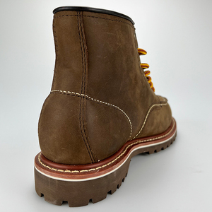 Botas de cuero Goodyear Welted para hombre, botas de trabajo al aire libre duraderas hechas a mano, suela antideslizante, plantillas cómodas - Product Image 4