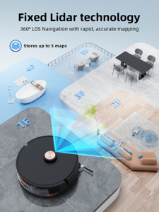 2025 Hot Selling Intelligent Automatic Self Cleaning Robot Machine <b>Dry</b> Wet Sweep <b>Mop</b> Floor Wireless Vacuum Cleaner Smart Mapping - Product Image 3