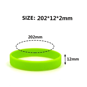 Pulsera deportiva de silicona impresa personalizada, muñequera de goma personalizada para actividades y eventos, pulseras promocionales - Product Image 6