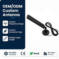 Antena WiFi 4G LTE de 12dBi de Alta Ganancia, Tipo Pala Plana, Banda Ancha de 700-2700MHz, Omnidireccional, para Router Inalámbrico, Módem, Gateway, OEM Personalizado
