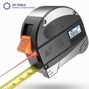 激光数字卷尺批发优质40m液晶数字显示激光卷尺距离5m卷尺