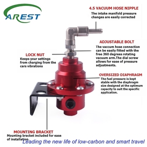 อุปกรณ์ปรับแต่งรถยนต์แบบข้ามพรมแดนวาล์วควบคุมแรงดันน้ำมันเชื้อเพลิงเทอร์โบชาร์จเจอร์พร้อมมิเตอร์แบบโทเมอิ - Product Image 2