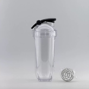 Borraccia shaker sportiva da 700 ml in Tritan senza BPA per studenti, tazza miscelatrice a chiusura ermetica con sfera mescolatrice per <span class=keywords><strong>acqua</strong></span> quotidiana a scuola, latte in polvere - Product Image 1
