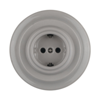 Prise murale en porcelaine vintage européenne, norme européenne, pour prises murales en céramique blanches de norme allemande, avec certification CE