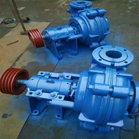 Pompe à boue pour sable minier et résidus miniers, 6 pouces, haute pression, résistante à l'abrasion, en alliage de chrome élevé, de l'usine chinoise Qizhuo