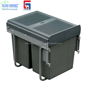 Tốt tủ bếp được xây dựng trong chất thải bin bụi bin kéo ra khỏi thùng rác có thể mềm đóng rác có thể - Product Image 2