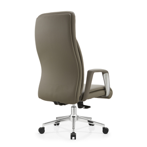 Silla Giratoria Ergonómica Profesional, Silla de Oficina Ejecutiva de Cuero PU para Jefe, Función de Inclinación, Base Resistente - Product Image 3