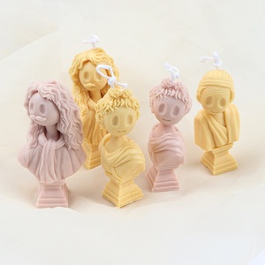 Nuove idee Cartoon Celebrity candela profumata stampo fai da te arte celebrità candela fatta a mano stampo in Silicone decorazione gesso ornamento può - Product Image 1