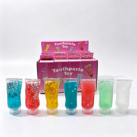 Jouet à presser en forme de dentifrice fluide 2026, créatif, relaxant, anti-stress, compressible, moulable, transparent, rebondissant, thermoplastique
