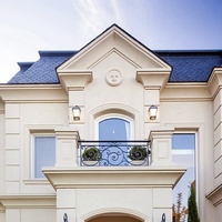 Revestimiento de Pared de Piedra Caliza Beige Moderna de Portugal, Panel de Revestimiento de Fachada Clásica Francesa, Precio Competitivo, Alféizares de Ventana