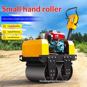 Compresseur à vibrations de type 1-3-6, portatif, pour voiture, avec rouleau à poulie à courroie en acier simple et double - Product Image 1