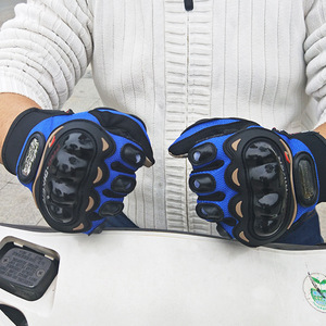 Gants de moto électrique pour vélo, pour motocyclette, cyclisme tout-terrain, sport, montagne, écran tactile, protection solaire, - Product Image 4