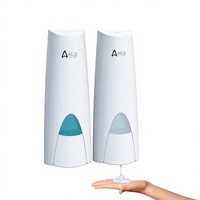 Distributeur de savon liquide mural manuel AOLQ, mini, à chambre simple/double, pompe anti-fuite pour hôtels et toilettes publiques – Vente chaude