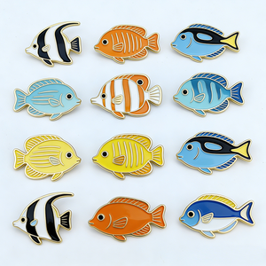 Broches et badges en métal personnalisés en gros, amusants, mignons, dorés, thème Anime, Pain, <span class=keywords><strong>Hamburger</strong></span>, épingles de revers en émail souple ou dur avec logo - Product Image 3