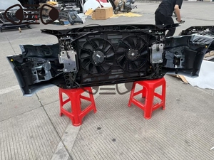 TUZHIHAO 2021-2024 per <span class=keywords><strong>Audi</strong></span> <span class=keywords><strong>A5</strong></span> S5 frontale del paraurti anteriore griglia ventola del radiatore Kit corpo condensatore gruppo paraurti anteriore - Product Image 5