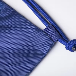 Sac à dos à cordon de serrage imperméable avec poche zippée, sac de sport et de natation pour hommes et femmes avec service personnalisé - Product Image 4