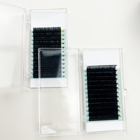 Vente en gros d'extension de cils en cachemire de qualité supérieure 0.03 CC Plateaux de cils à volume individuel Extensions de cils en vison de marque privée