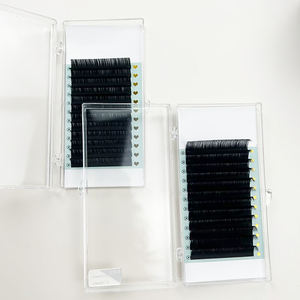 Großhandel Premium Cashmere Lash Extension Supplies 0.03CC Einzel volumen Wimpern schalen Private Label Nerz Wimpern verlängerung - Product Image 4