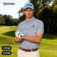 Kaos Polo Golf Cepat Kering dengan Ketahanan Cuci yang Sangat Baik dan Bahan Polyester Spandex untuk Pria Grosir OEM