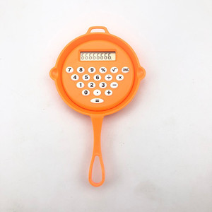 Mini Calculator Frying Pan Keychain Toy For Kids Math Learning Unisex Gift ABS Material 5 To 7 Years Age Range - Product Image 5