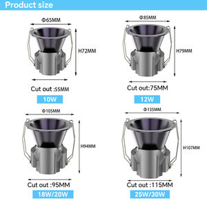 Projecteur étanche 30W, puissance fixe, IP65, projecteur LED sans bordure, anti-éblouissement profond, projecteur décoratif extérieur - Product Image 2