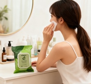 Toallitas Desmaquillantes Eficaces con Ingredientes 100% Naturales de Calidad Superior OEM, Toallitas Faciales Hipoalergénicas para Piel Sensible - Product Image 2