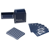 Cartes de poker en papier recyclables écologiques personnalisables de haute qualité, cartes à jouer mates durables, boîte rigide, pour les fêtes de famille et les jeux de boisson