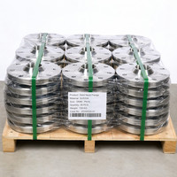 Bride à joint de superposition en acier au carbone avec extrémité à emboîtement pour échangeur de chaleur à coque et tubes ASME B16.5 CL150 RF NPS 2-24