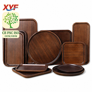 Ensemble de plateaux de service rectangulaires <span class=keywords><strong>en</strong></span> bois de <span class=keywords><strong>bambou</strong></span> |   <span class=keywords><strong>Assiette</strong></span> <span class=keywords><strong>en</strong></span> bois empilable <span class=keywords><strong>en</strong></span> gros pour restaurant, café, hôtel |   Logo personnalisé disponible <span class=keywords><strong>en</strong></span> différentes tailles - Product Image 1