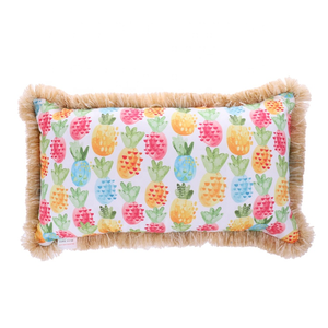 45x45 Custom Luxury Tropical Decorative <strong>Waterproof</strong> Garden Indoor Outdoor Duck Feather Printed Cushion Inserts Throw <strong>Pillow</strong> - Product Image 4