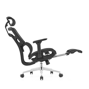 Pro Ergonomic Nylon Full Mesh Fabric Executive <b>Office</b> <b>Chair</b> Swivel Modern Racing Style <b>Gaming</b> <b>Chair</b> with Footrest - Product Image 2