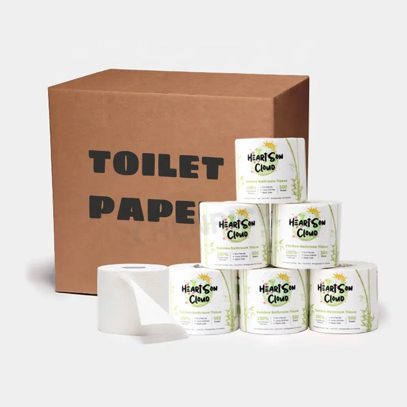 Benutzer definierte bedruckte Seidenpapier Bambus Seidenpapier Verpackung benutzer definierte Logo Toiletten papier Toiletten papier