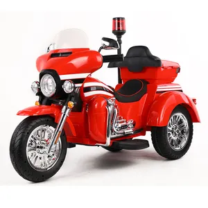 Popüler 12V büyük pil çocuklar şarj edilebilir motosiklet deri koltuk/Premium dayanıklı çocuklar motosiklet ekstra geniş pedalı