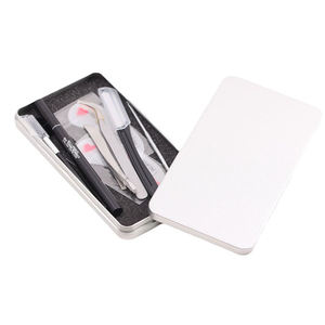 Hojalata Pinzas para pestañas Almacenamiento de maquillaje Caja para teléfono móvil Embalaje Caja de hierro personalizada - Product Image 3