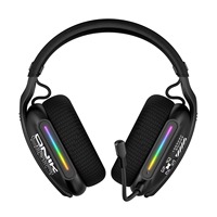 Auriculares para Juegos, Deportes y Viajes ONIKUMA X12, USB/3.5mm, Cableados, 40mm, Metálicos, Iluminación RGB, Micrófono, Compatibles con Audífonos